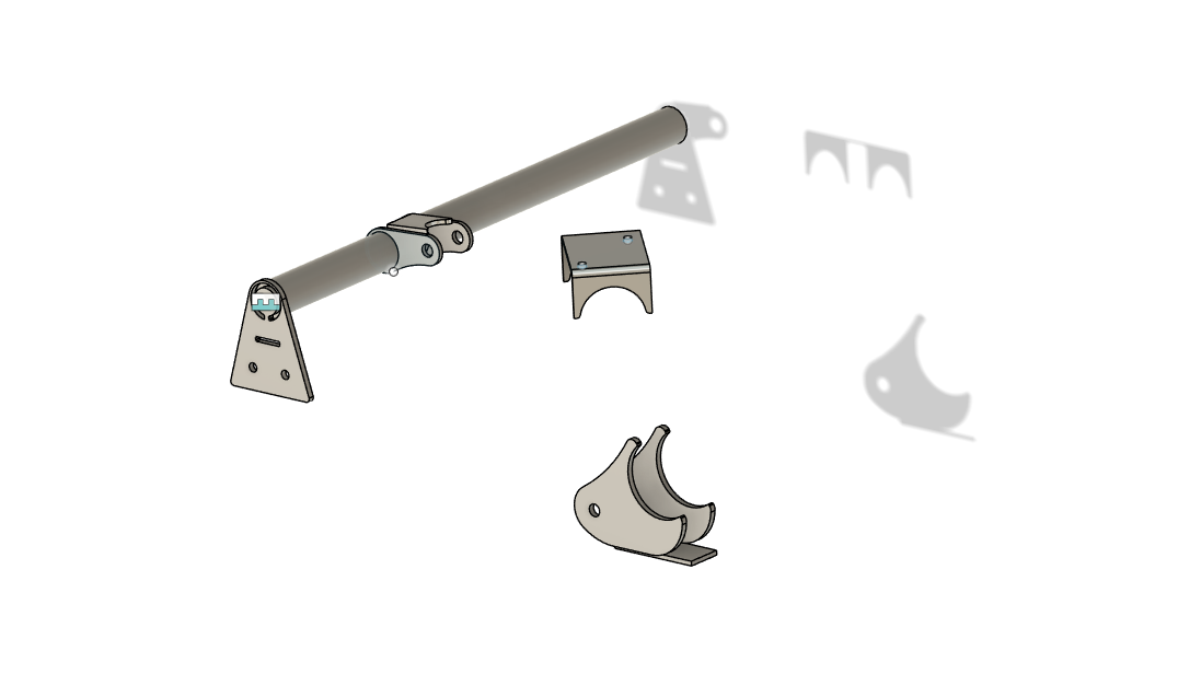 First gen toyota tacoma rear long travel shock mount kit