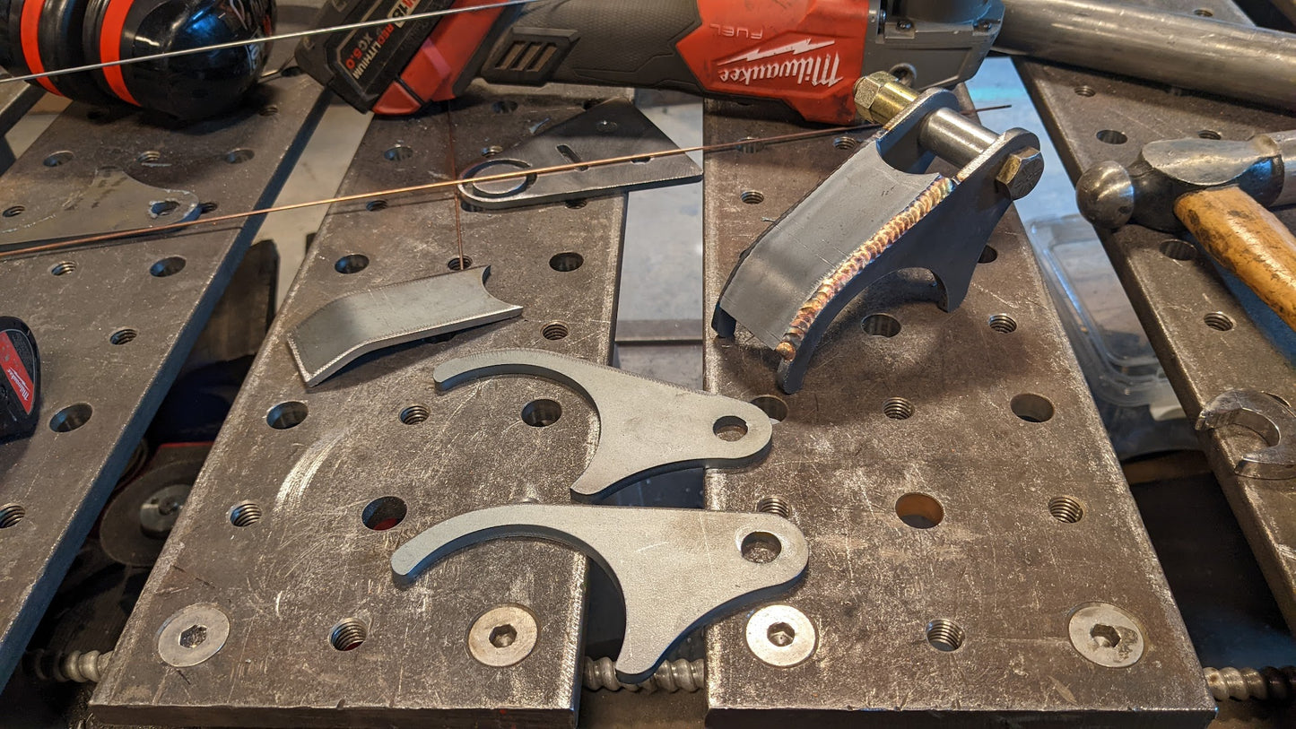 First gen toyota tacoma rear long travel shock mount kit