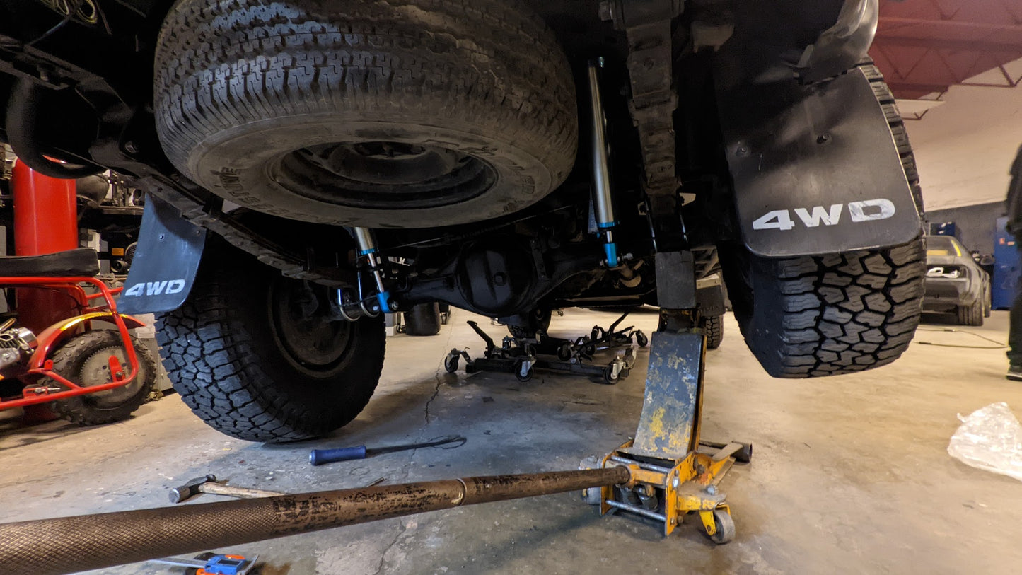 First gen toyota tacoma rear long travel shock mount kit