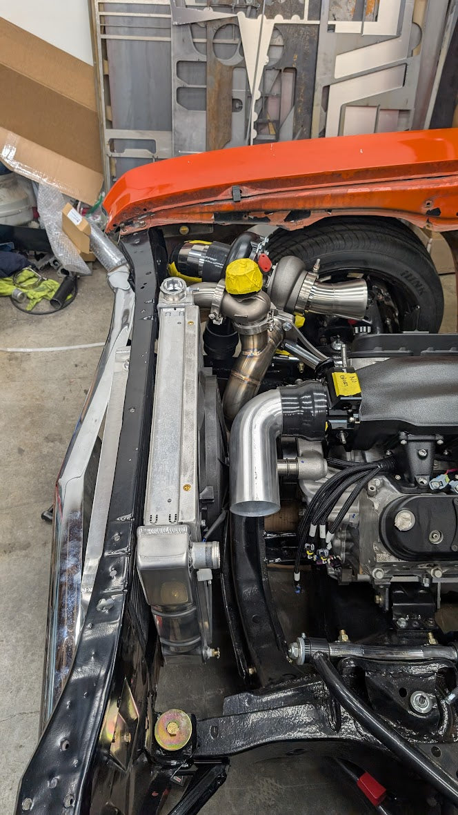 nova / camaro intercooler and radiator mount DXF file download