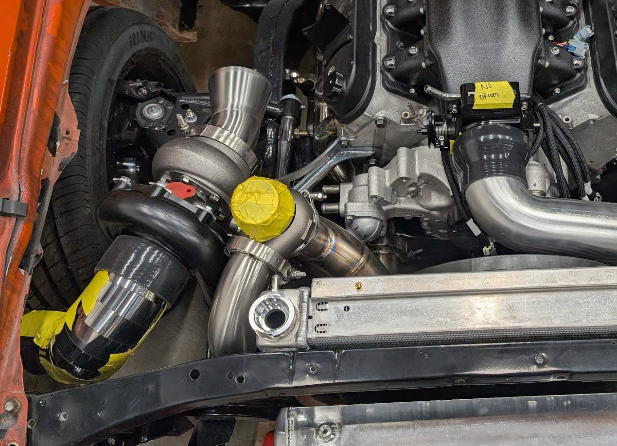 LS turbo mount DXF file download