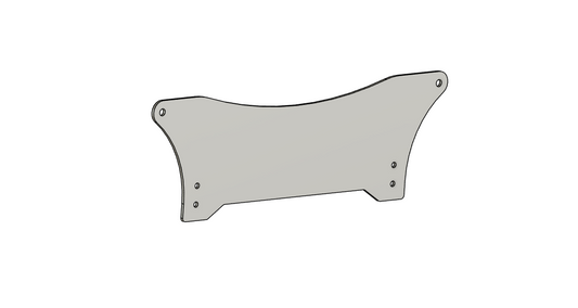 nova / camaro intercooler and radiator mount DXF file download