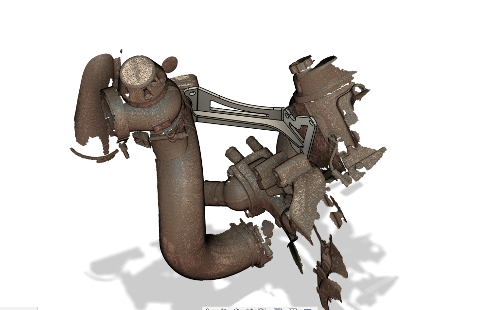 LS turbo mount DXF file download